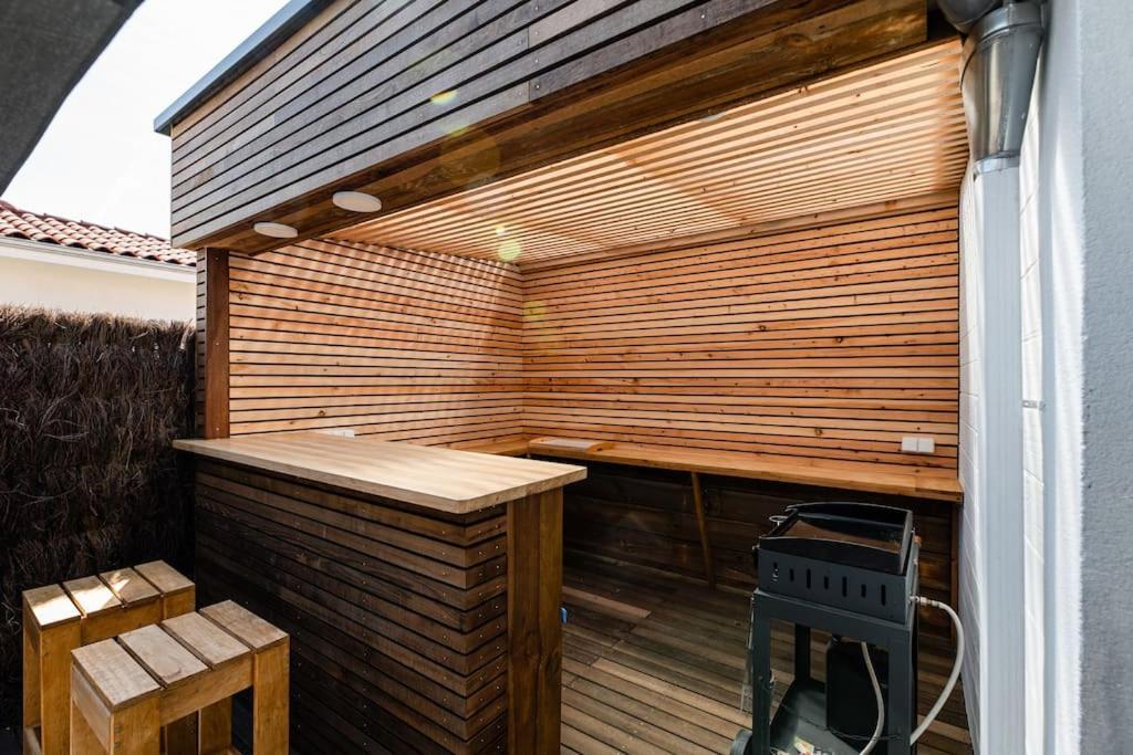 Ravissante Maison 3* Avec Jacuzzi Proche Lac Biscarrosse Exterior foto